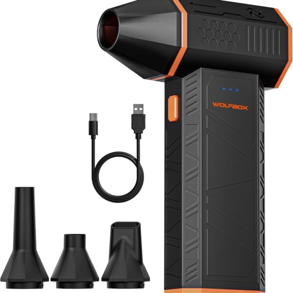 110000RPM 3 Speed Electric Air Duster Fast Charging Portable Dust Blower