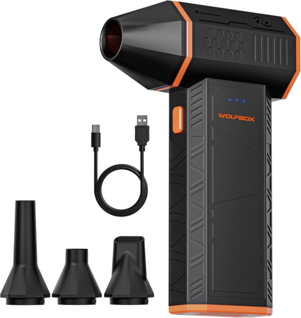 110000RPM 3 Speed Electric Air Duster Fast Charging Portable Dust Blower