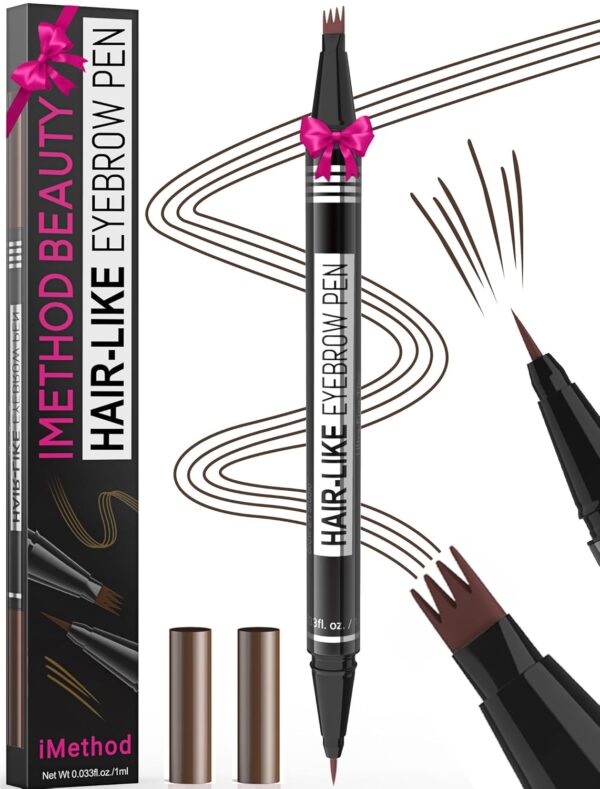 2-in-1 Dual Tip Microblading Eyebrow Pen Long Lasting Natural Brow Makeup 2-in-1 Dual Tip Microblading Eyebrow Pen Long Lasting Natural Brow Makeup