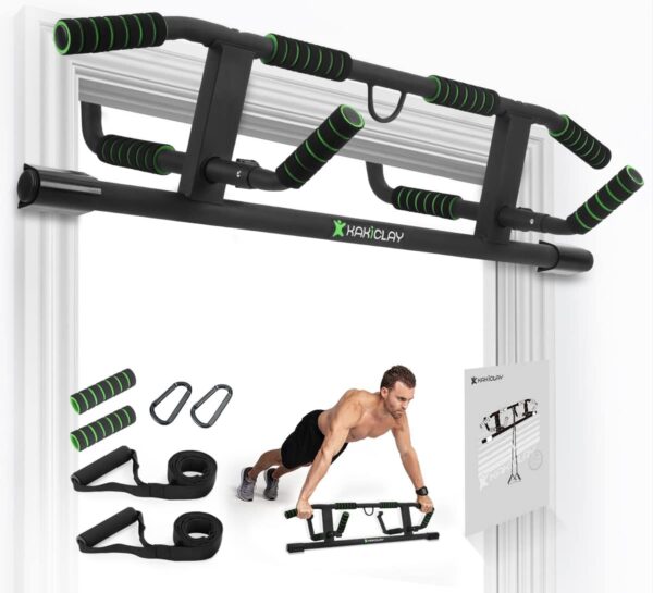 2026 Upgrade Multi-Grip Pull Up Bar Smart Larger Hooks Patent