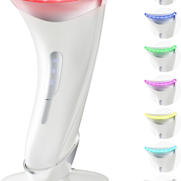 7 Color LED Red Light Therapy Facial Neck Massager with Vibration Heat 7 Color LED Red Light Therapy Facial Neck Massager with Vibration Heat