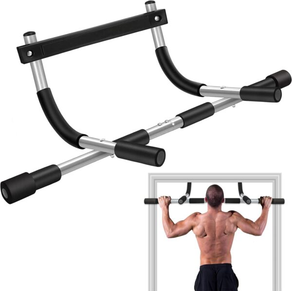 Heavy Duty Doorway Pull Up Bar Portable Strength Workout Bar