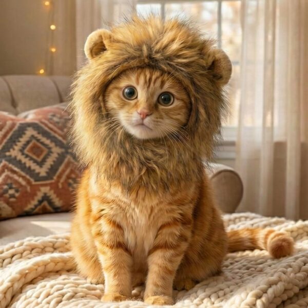 Lion Mane Costume for Cats