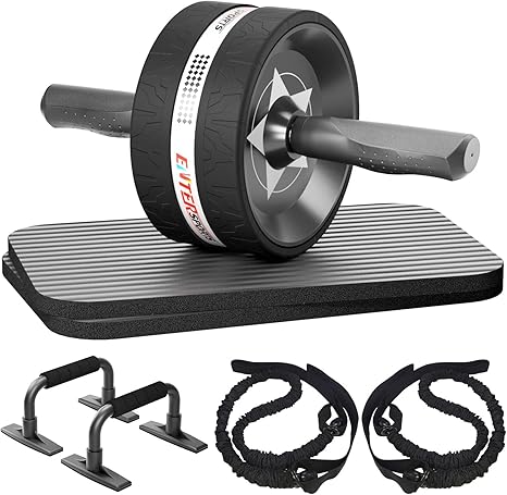 Multifunctional Ab Roller Wheel Set Core Fitness Home Workout Equipment