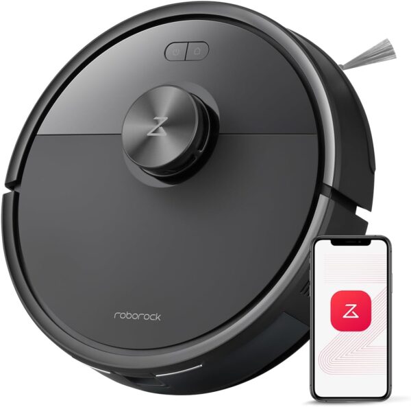 Robot Vacuum Mop LiDAR Navigation App Control Pet Hair Carpet Cleaning