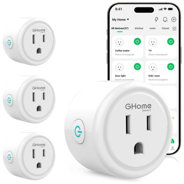 Smart Plug WiFi Outlet APP Remote Control Timer Alexa Google Home