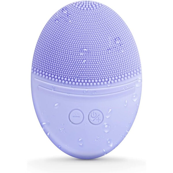 Soft Silicone Sonic Facial Cleansing Brush Inductive Charging 5 Speed