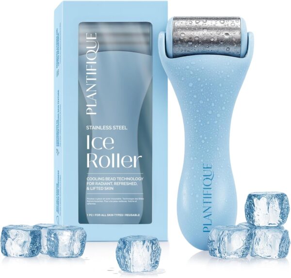 Stainless Steel Ice Roller Cooling Massager for Face Eye Puffiness Relief Stainless Steel Ice Roller Cooling Massager for Face Eye Puffiness Relief