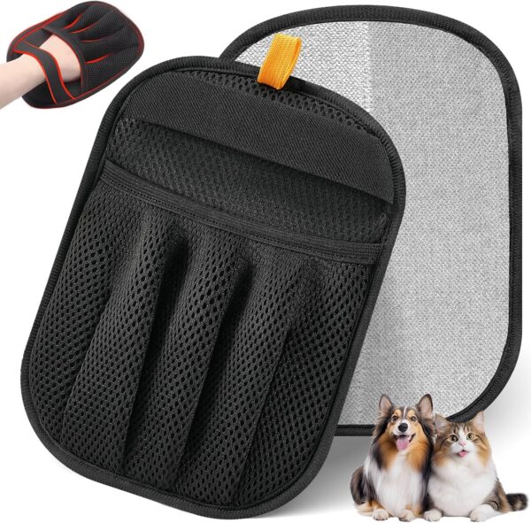Upgraded Five Finger Electrostatic Pet Hair Remover Glove