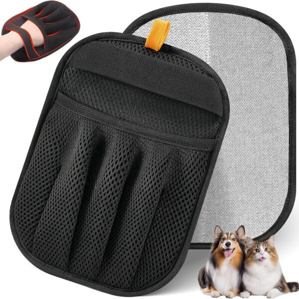 Upgraded Five Finger Electrostatic Pet Hair Remover Glove
