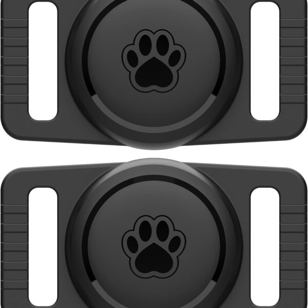 Waterproof Silicone AirTag Holder For Dog Collar