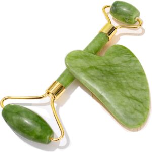 Gua sha jade roller chinese skincare tool