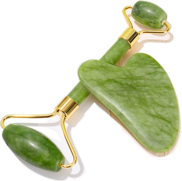 Gua sha jade roller chinese skincare tool