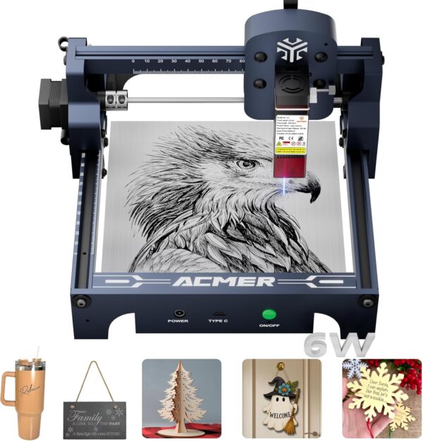 6000mW High Precision Laser Engraver 130×130mm Working Area 6000mW High Precision Laser Engraver 130×130mm Working Area