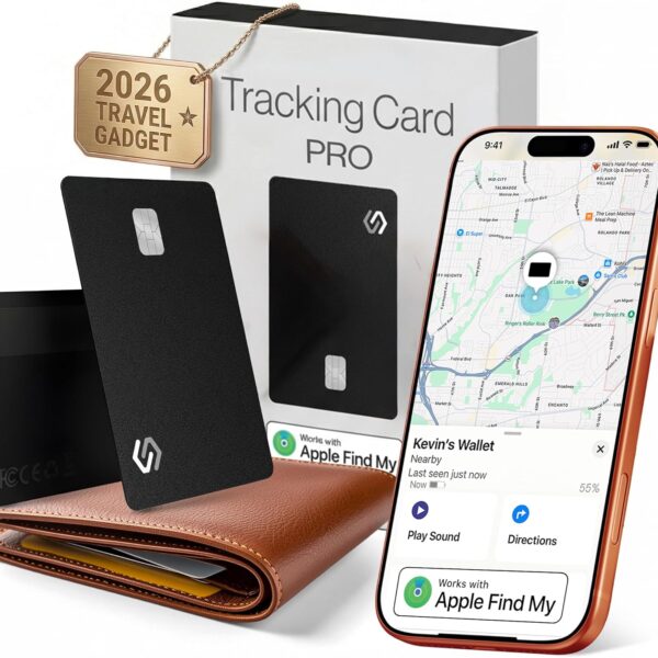 MFi Certified Slim Tracking Card IP68 Rechargeable for Wallet Luggage MFi Certified Slim Tracking Card IP68 Rechargeable for Wallet Luggage
