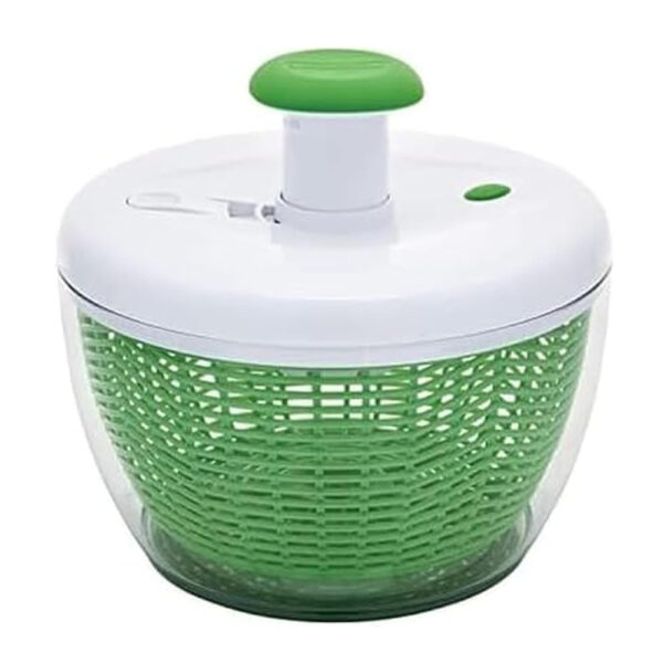 Pro Salad Spinner with Drain System 6.6 Quart Green