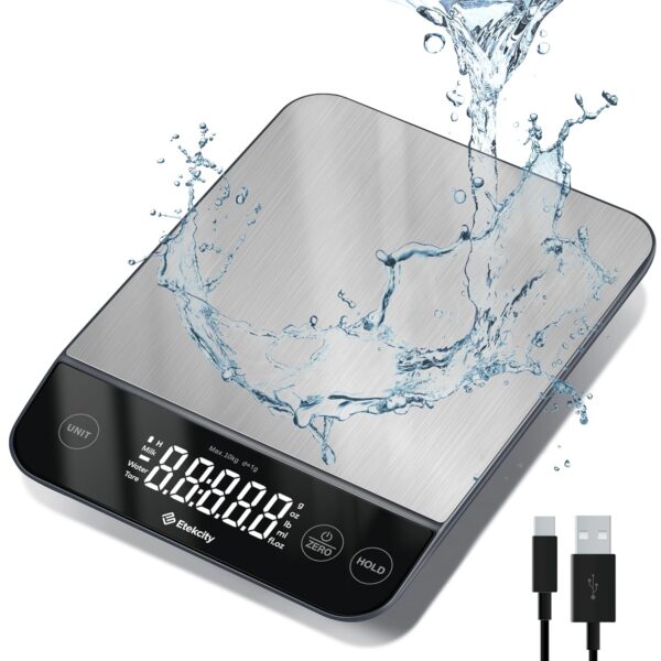 Rechargeable Stainless Steel Digital Kitchen Scale Rechargeable Stainless Steel Digital Kitchen Scale