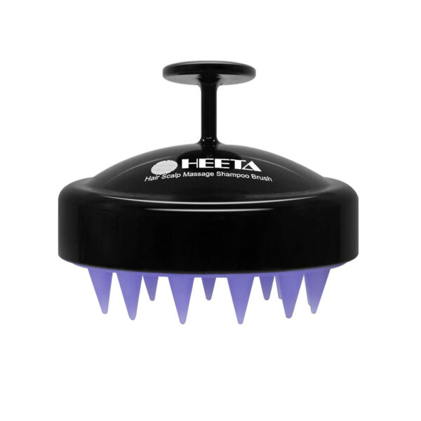 Silicone Shampoo Scalp Massager Brush Anti-Dandruff Black